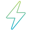 Lightning bolt icon